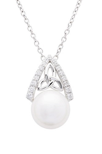 Shanore Pendant: SS Trinity with pearl