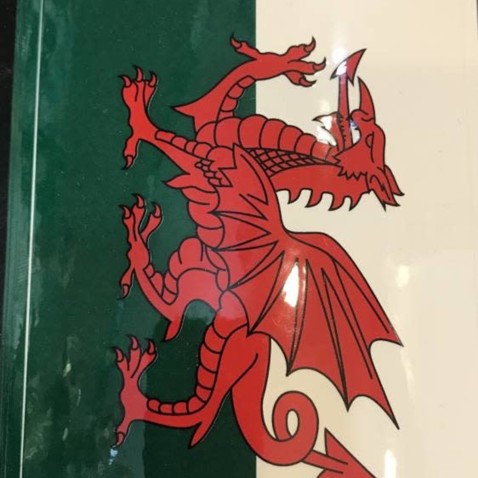 Decal: Vinyl Wales Flag 3.5"x5"