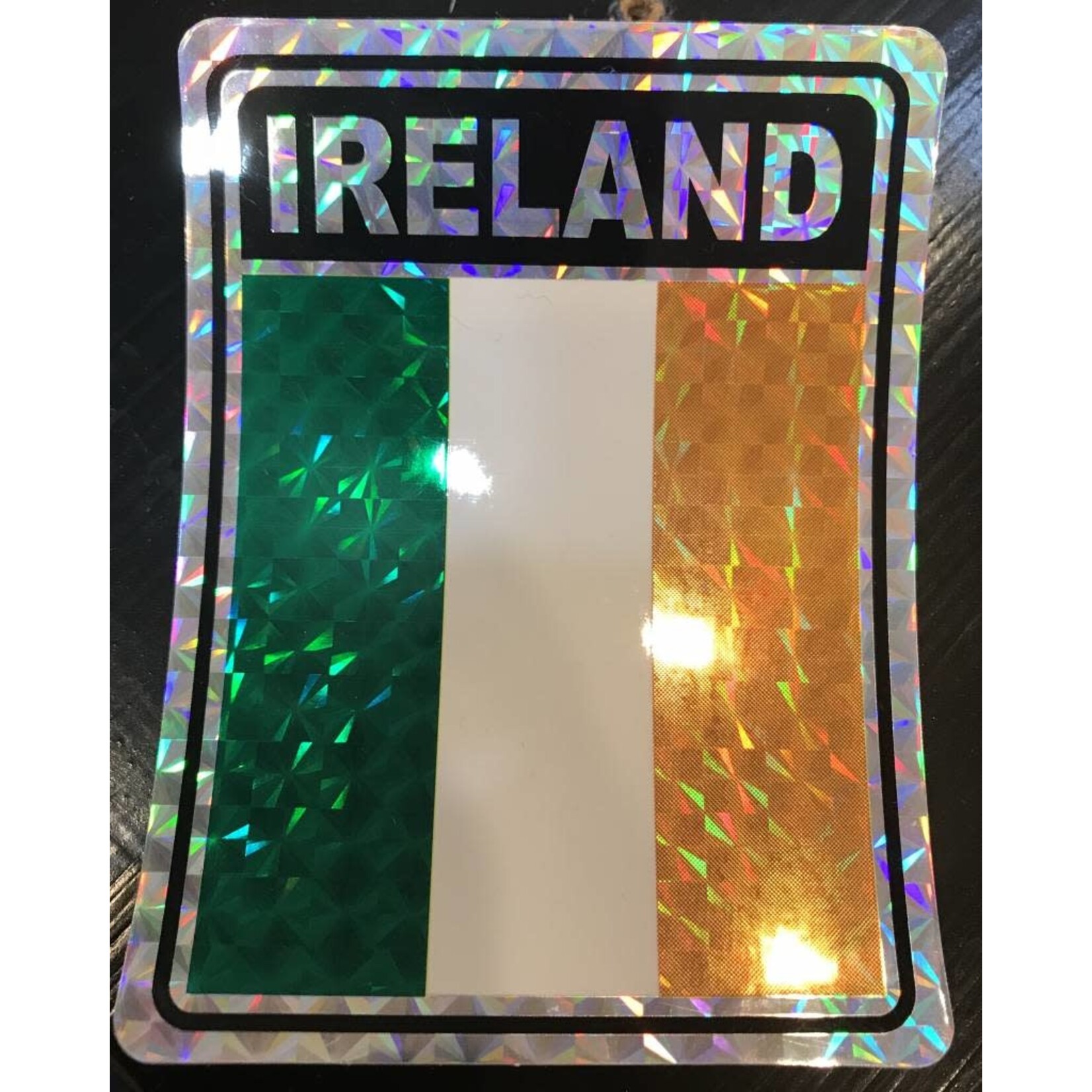 Decal: Vinyl Reflective Ireland 3"x4"