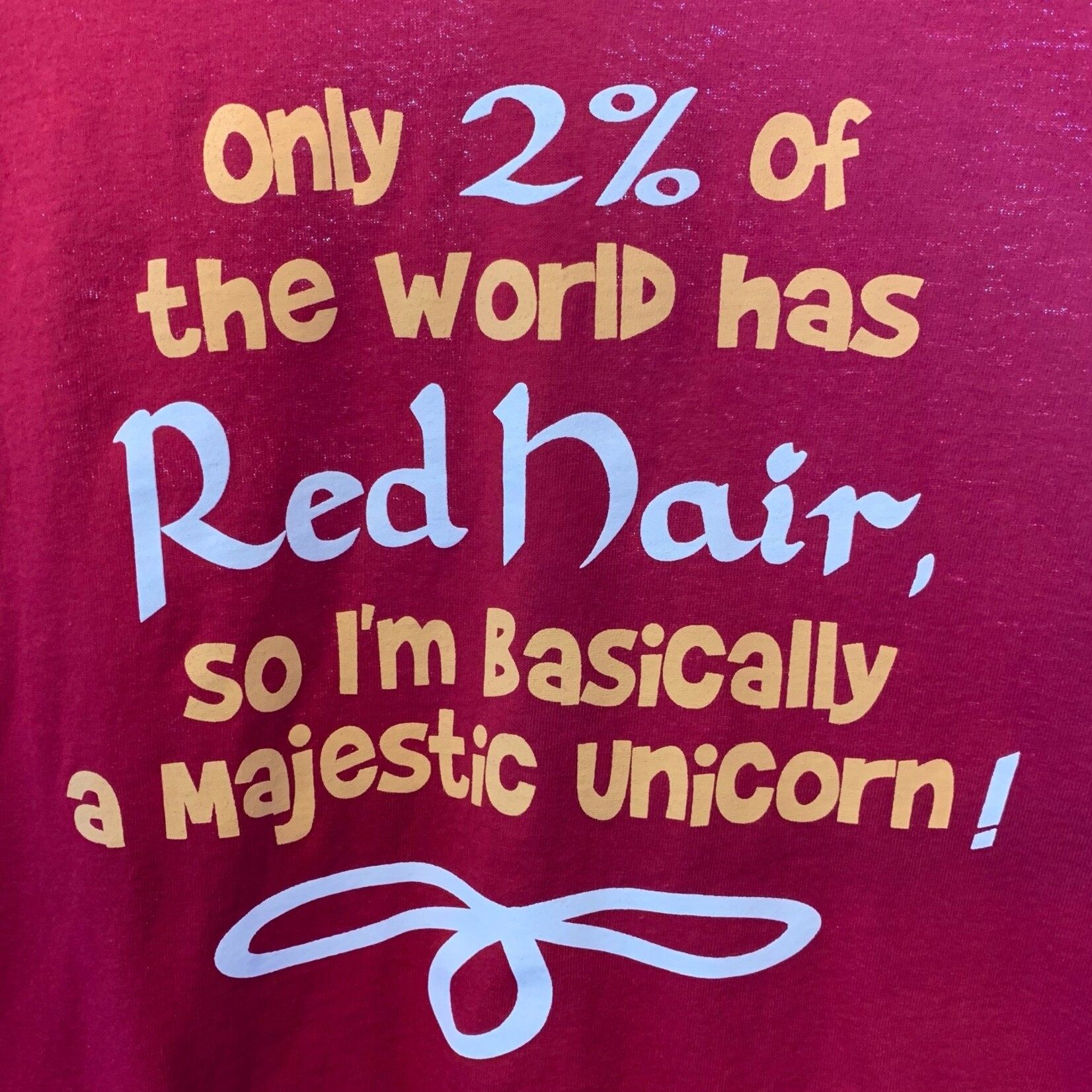 T Shirt:2% Majestic Unicorn
