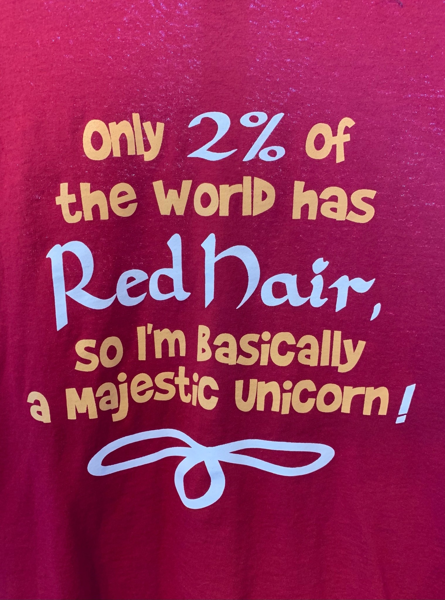 T Shirt:2% Majestic Unicorn