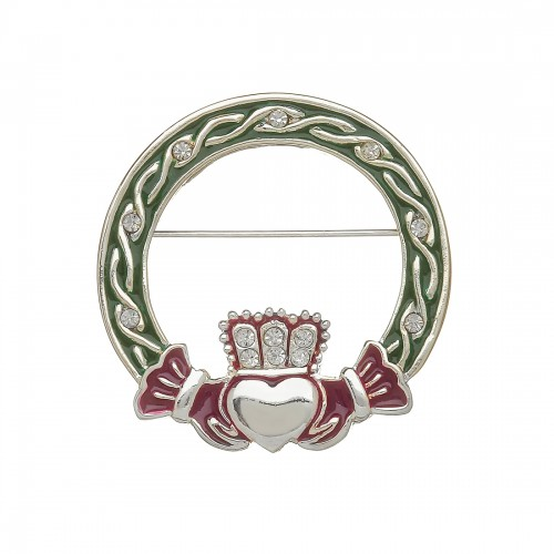 Brooch: Irish Dancing Claddagh