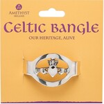 Celtic Bangle: Claddagh