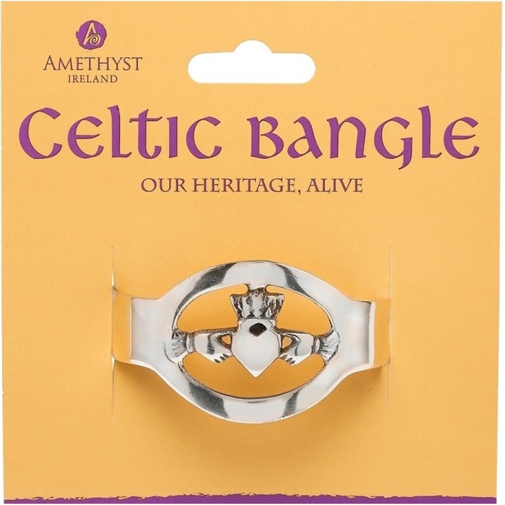Celtic Bangle: Claddagh