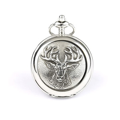 Glen Esk Pocket Watch: Celtic Stag