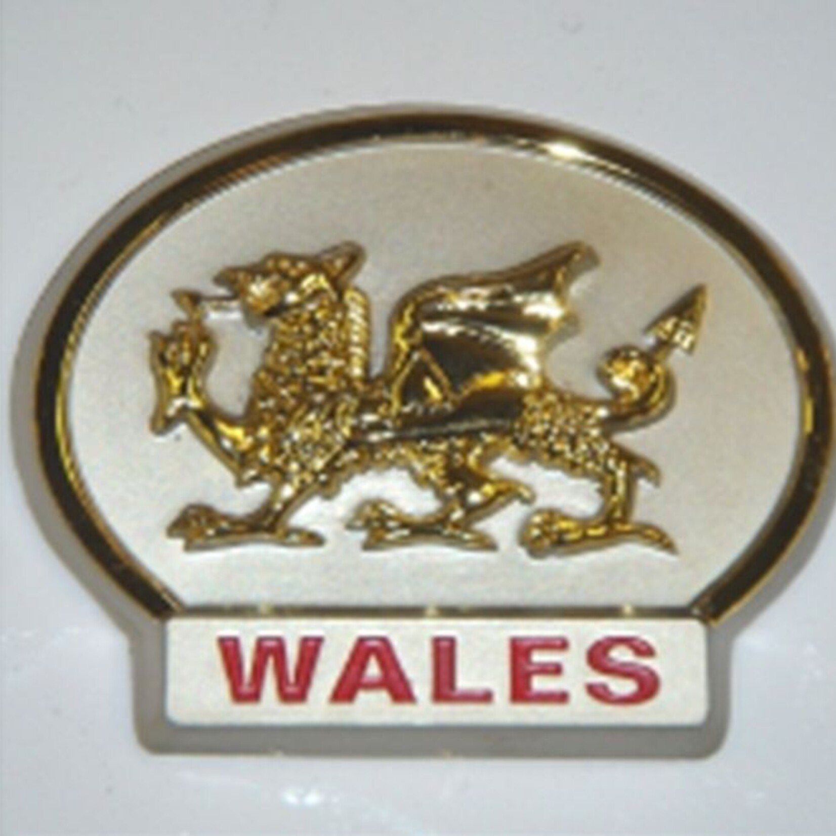Magnet: Wales Gold Dragon, Pewter