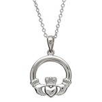 Shanore Necklace: SS Claddagh Small