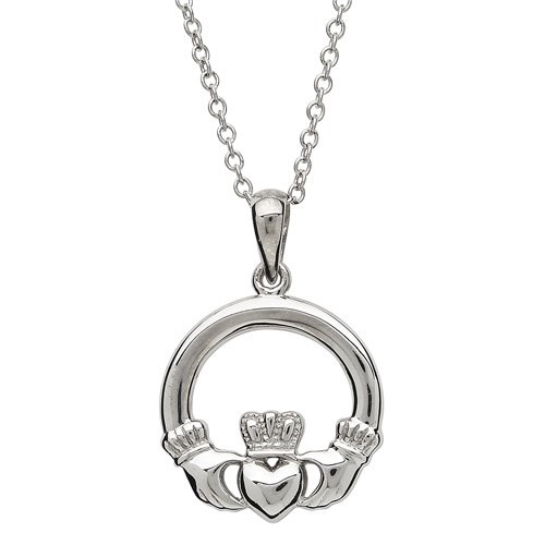 Pendant: SS Claddagh Small