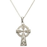 Necklace: SS Double Sided Celtic Cross