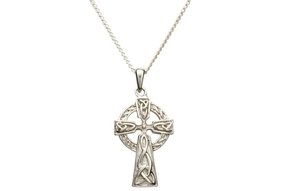 Pendant: SS Double Sided Celtic Cross