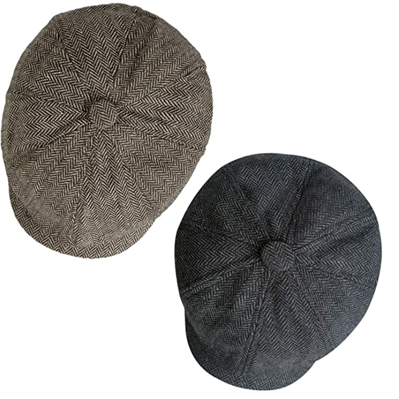 Hat: Mens Newsboy, 8-panel, Wool Blend