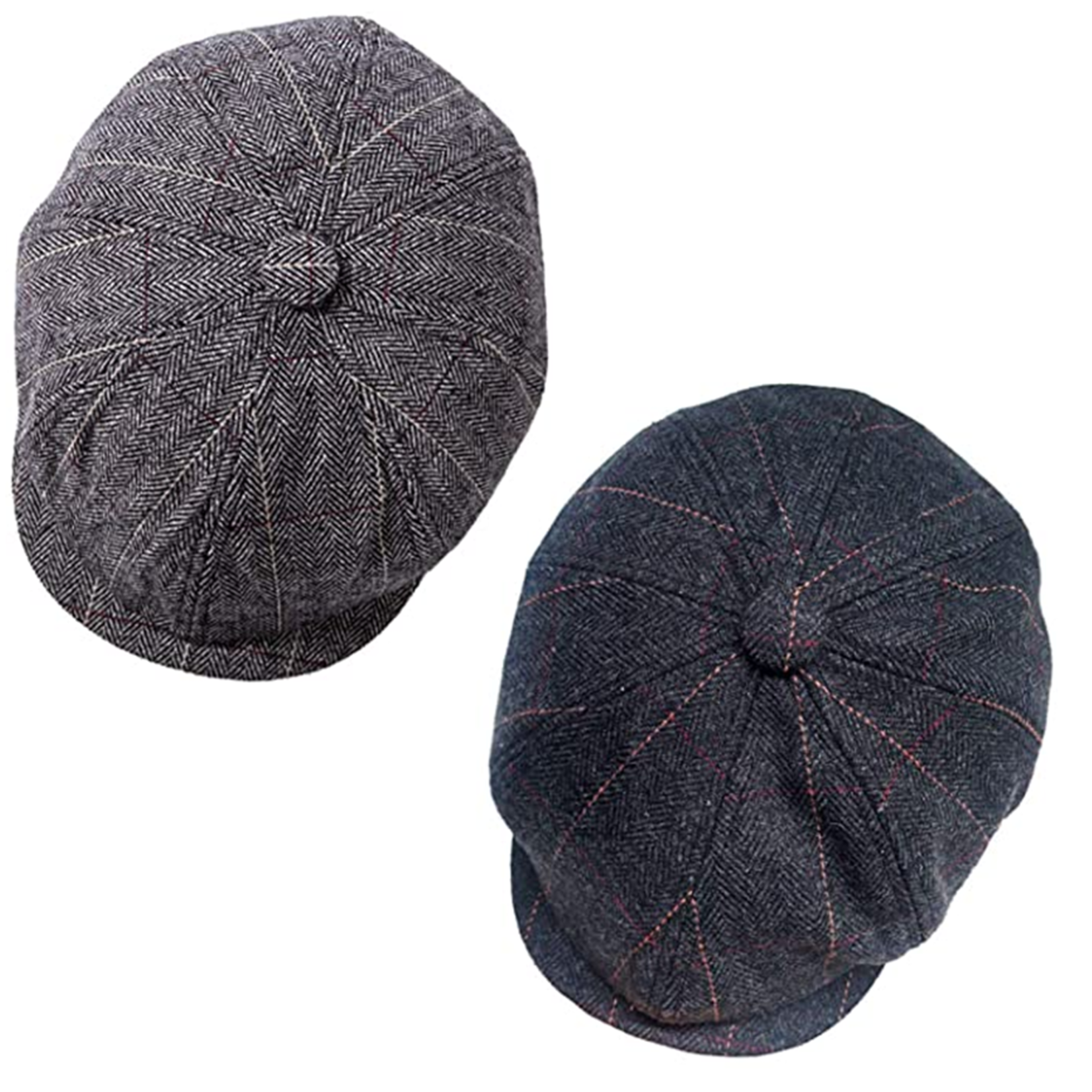 Hat: Mens Newsboy, 8-panel, Wool Blend