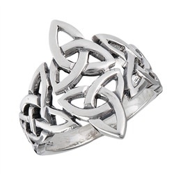 Welman Ring: SS Celtic Triquetras