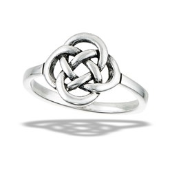 Ring: SS Classic Thick Celtic Weave