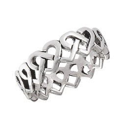 Welman Ring: Love Knot Band, Open, SS