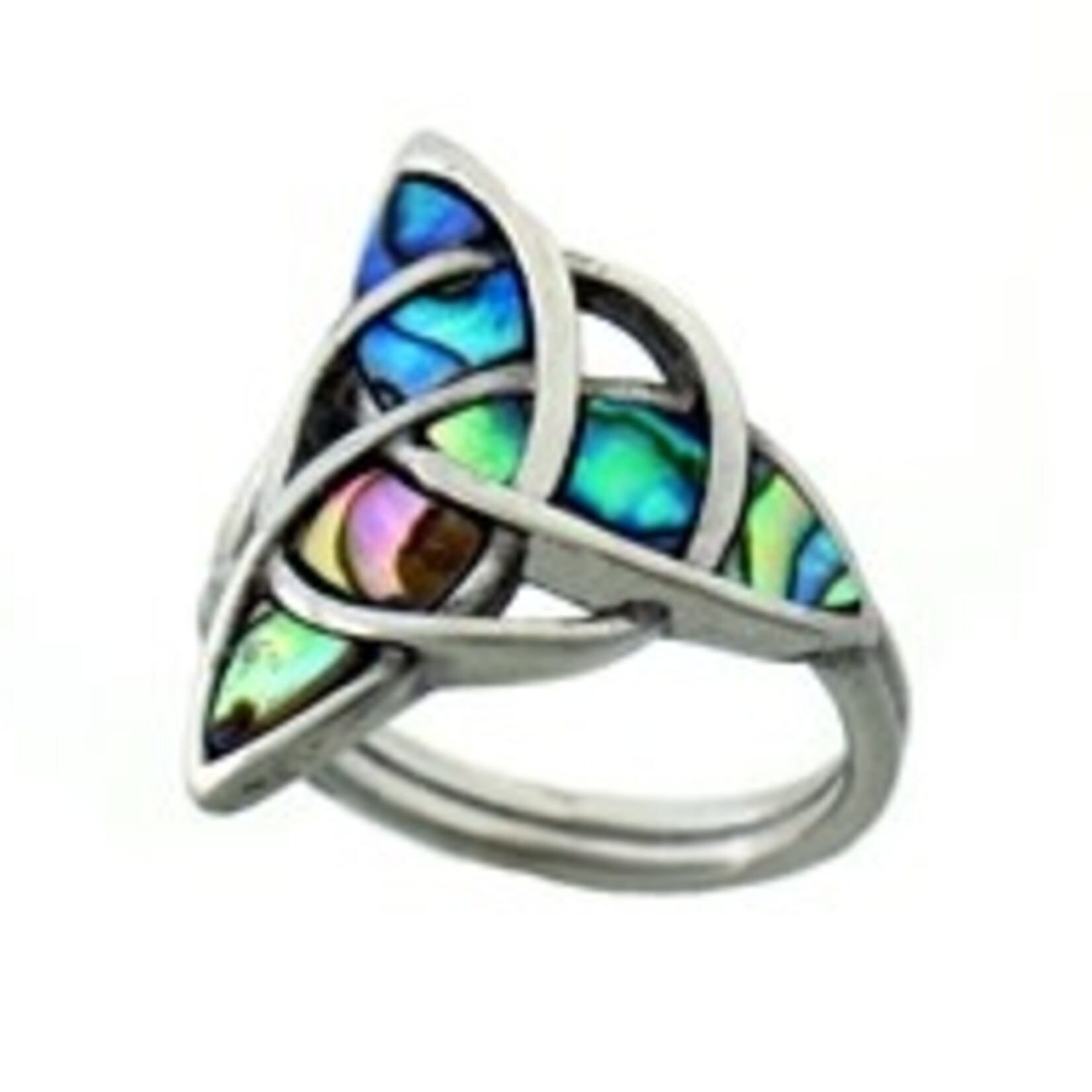Ring: Stainless Abalone
