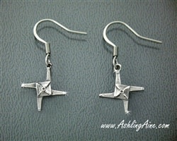 Earrings: Stainless St Bridget's Cross