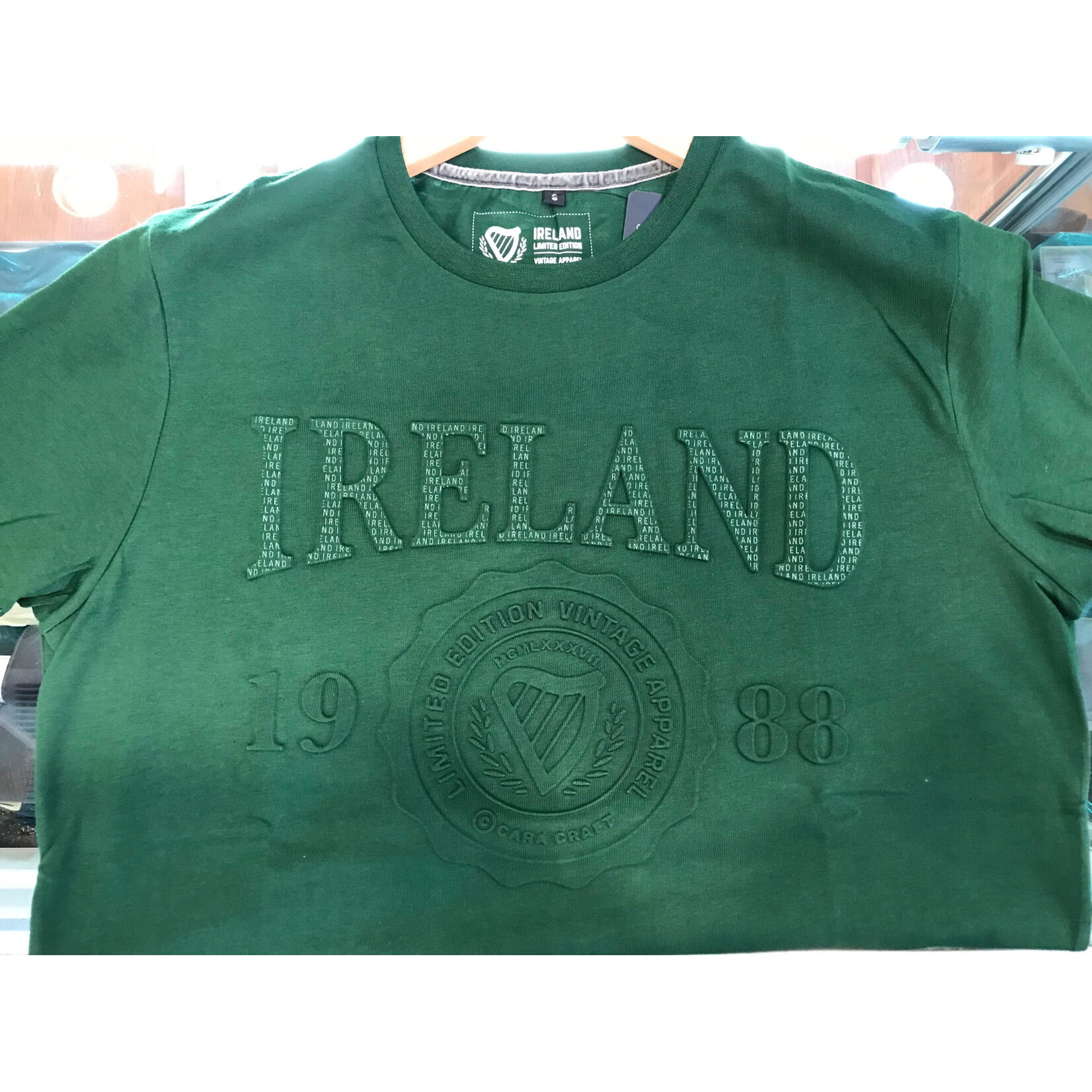 T Shirt: Ireland Embossed