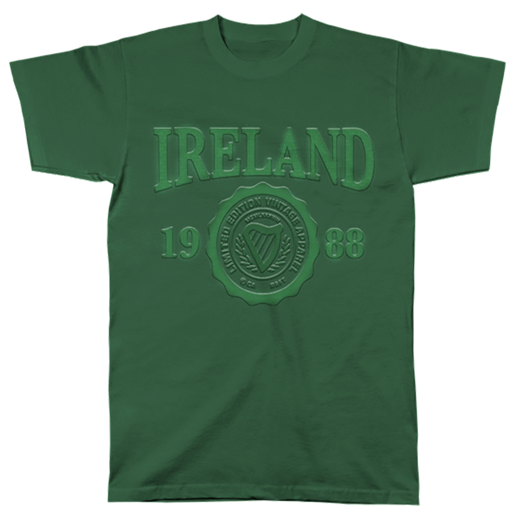 T Shirt: Ireland Embossed