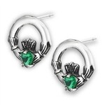 Welman Earrings: SS Clad CZG WE1833