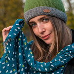 Scarf: Mini Sheep Teal