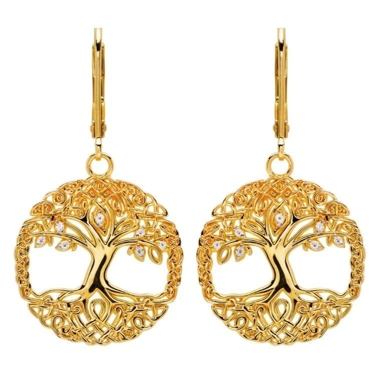 EARRINGS: TOL clasp vermeil