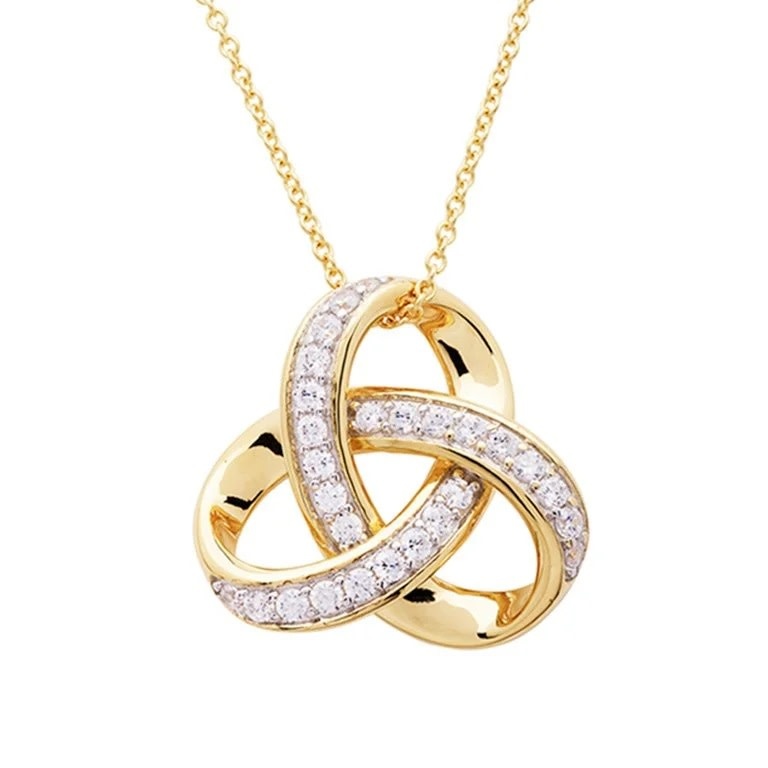 Shanore Pendant: 14k Trinity Vermeil