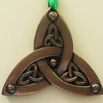 Clara Ornament: Bronze Trinity Knot