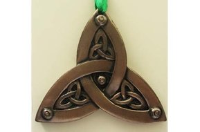 Ornament: Bronze Trinity Knot