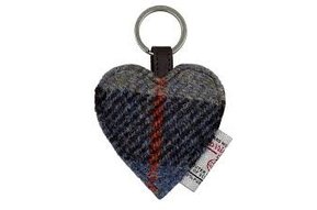 Keychain: Tartan Heart