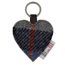 Keychain: Tartan Heart