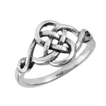 Ring: SS Rounded Interwoven Knot