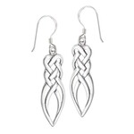 Welman Earrings: SS Heart Extended Weave