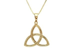 Pendant: 10K Gold Trinity