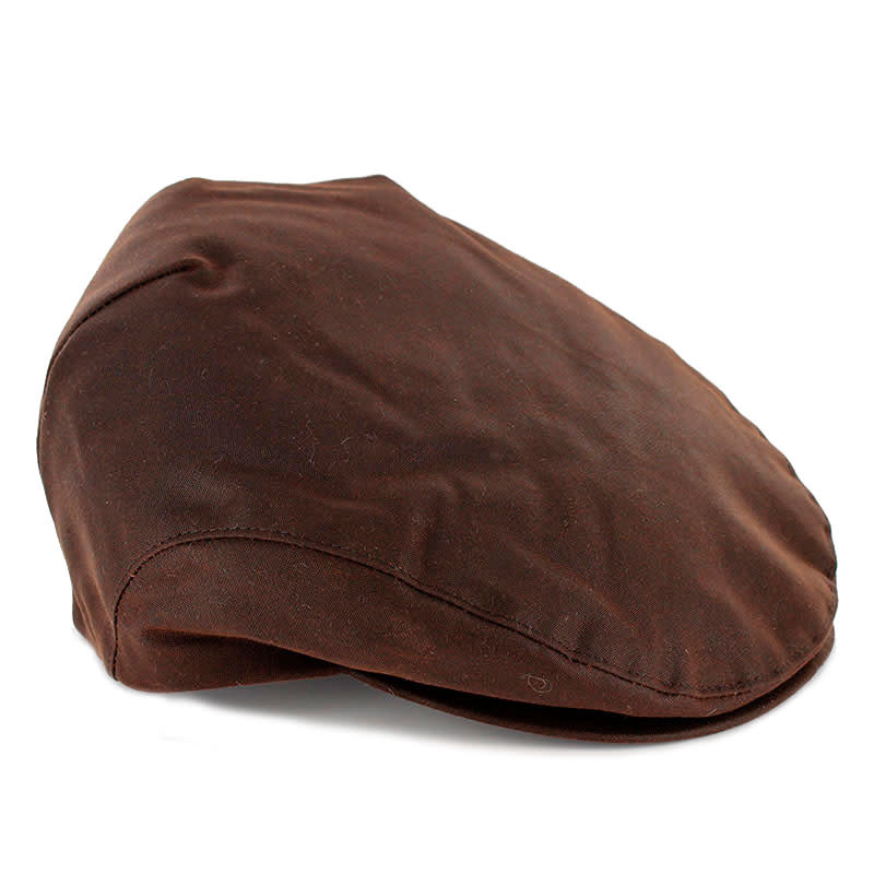 Mucros Weavers Hat: Tailored Cap, Brown, Wax