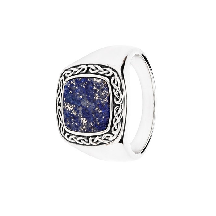 Shanore Ring: Blue Lapis Band