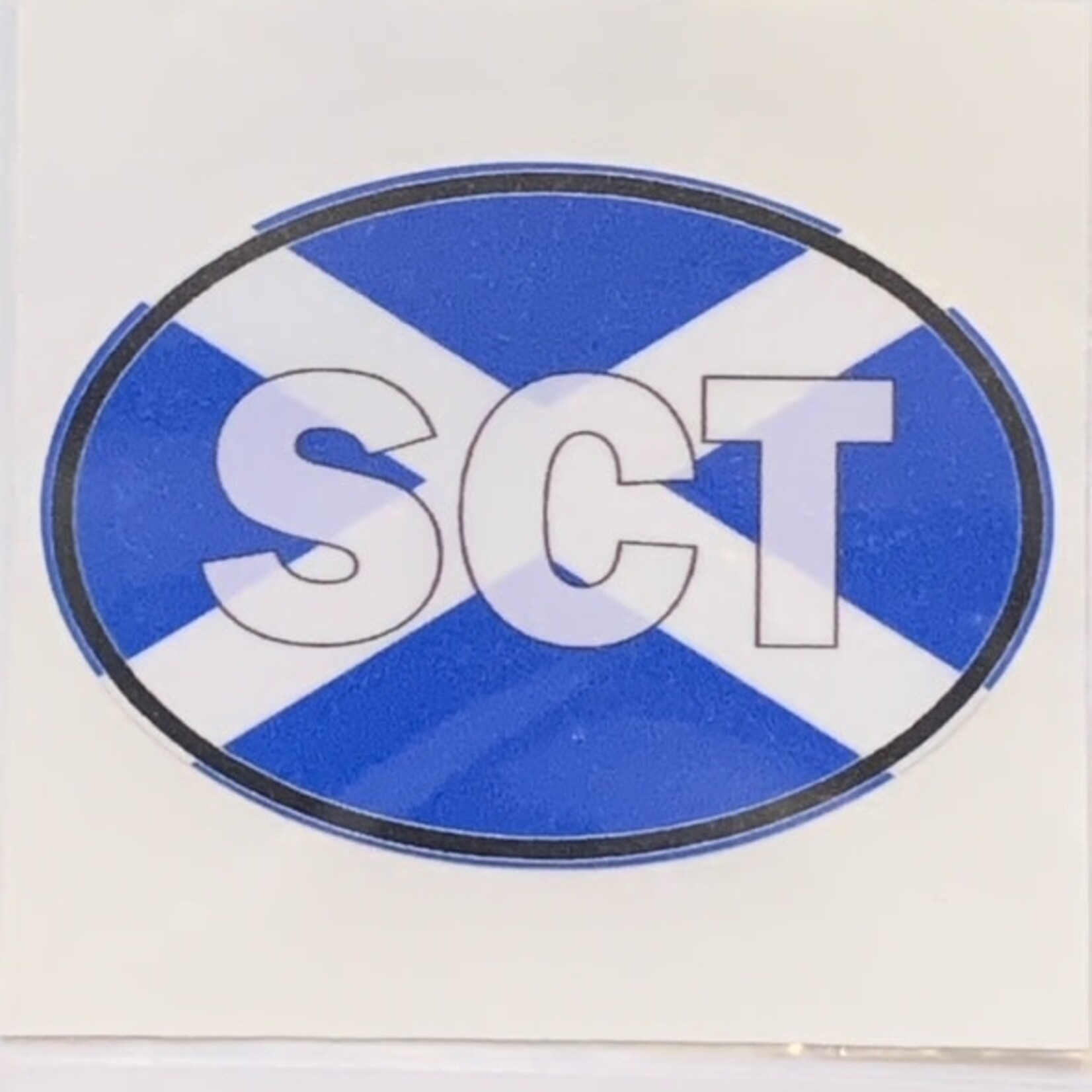 Sticker: Flag Oval, Scotland ABV (SCO) mini