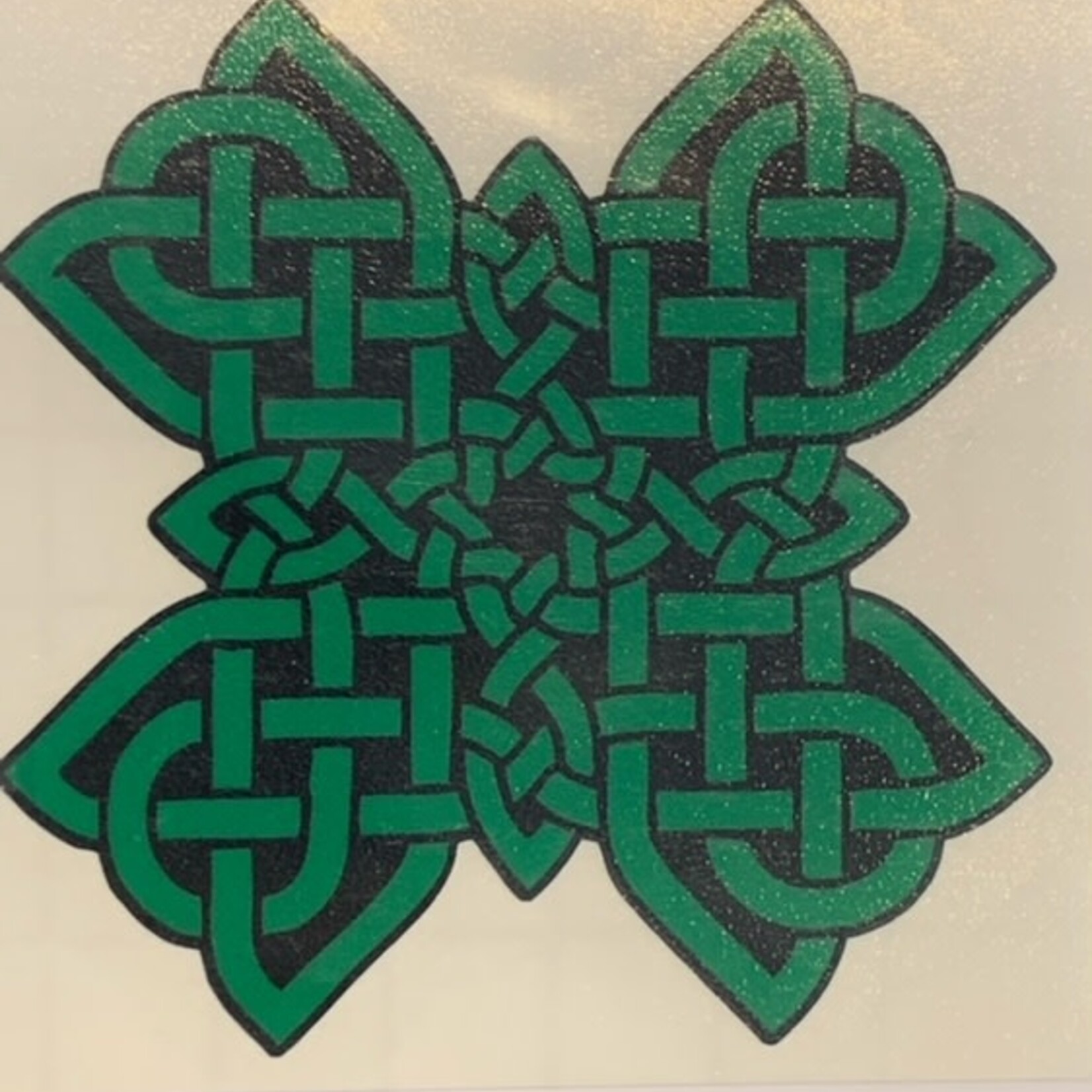 Sticker: Celtic Cross, Green