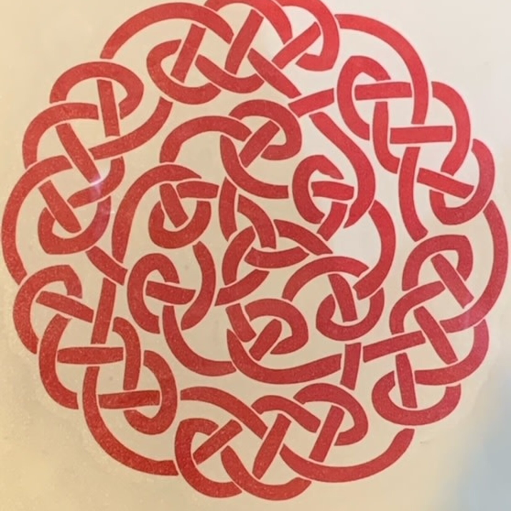 Sticker: Celtic Circle, Red