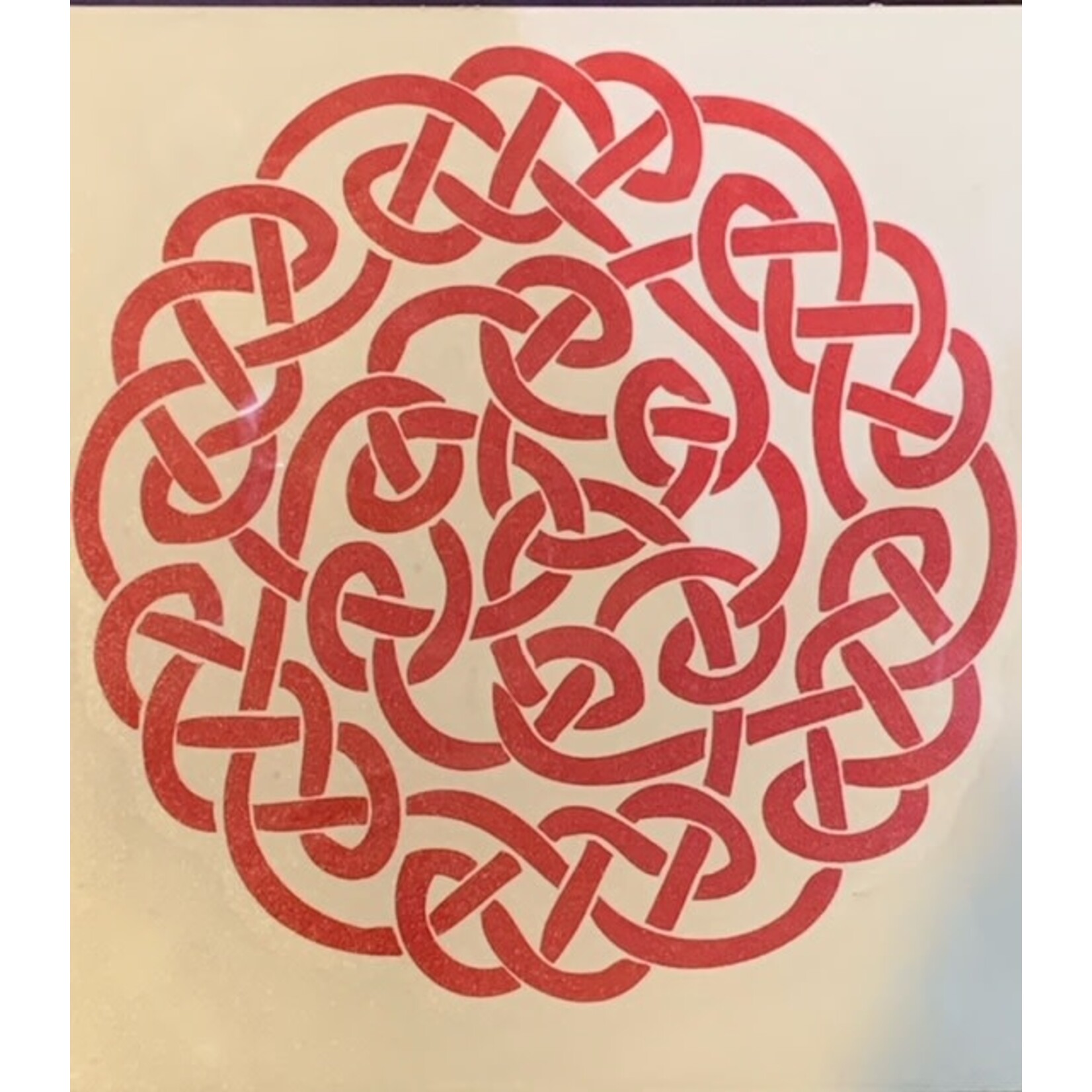 Sticker: Celtic Circle, Red