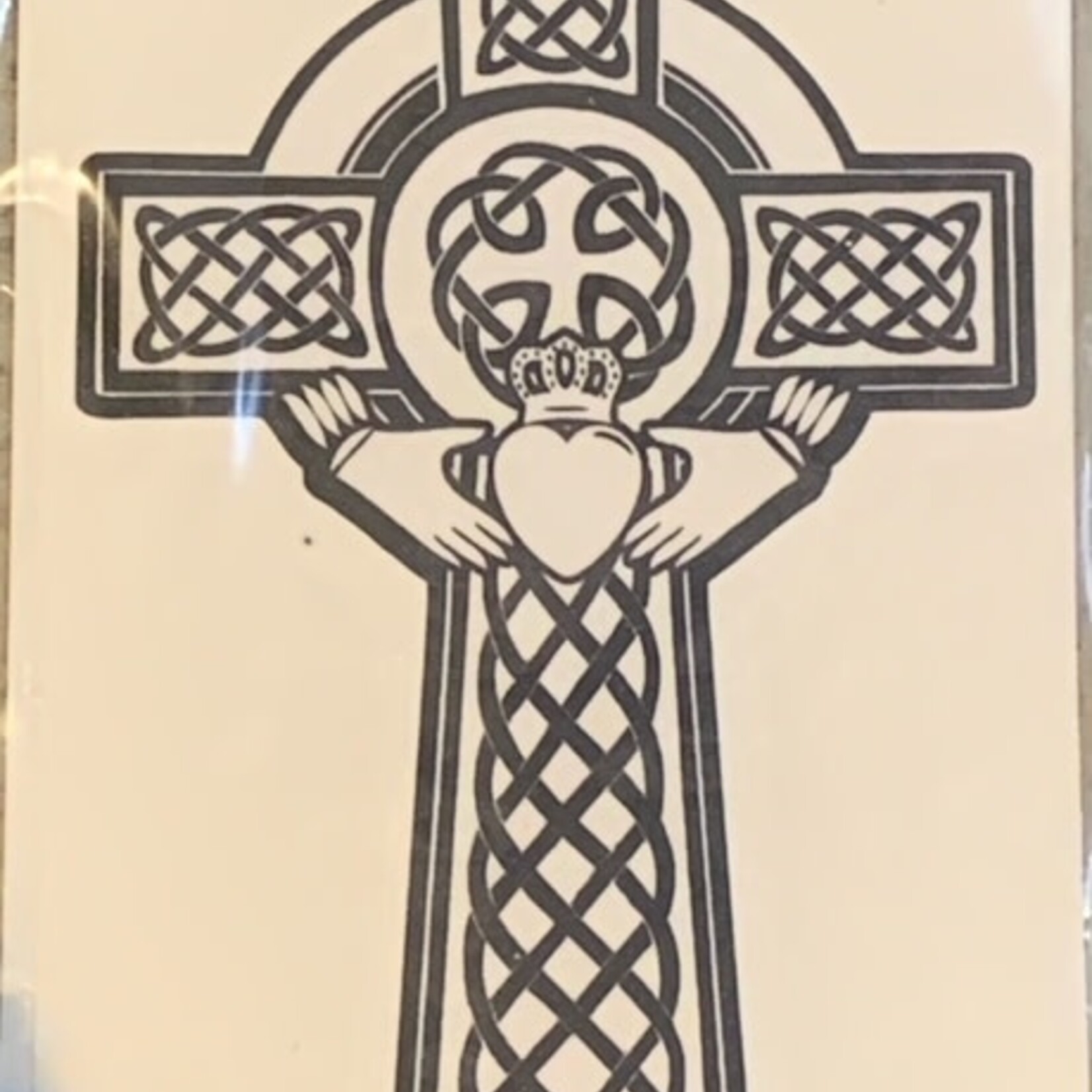 Sticker: Celtic Cross, Claddagh
