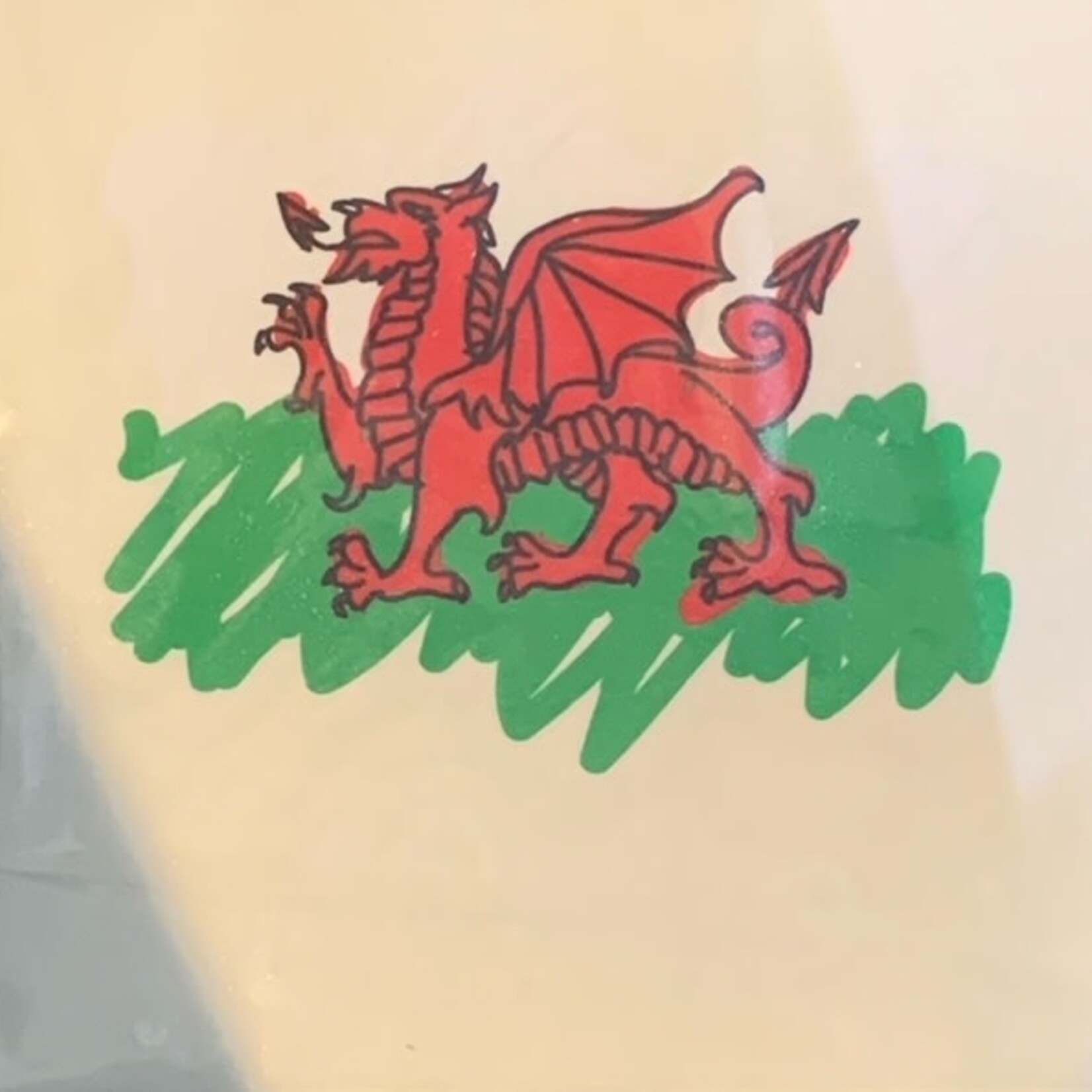 Sticker: Scribble Flag, Wales