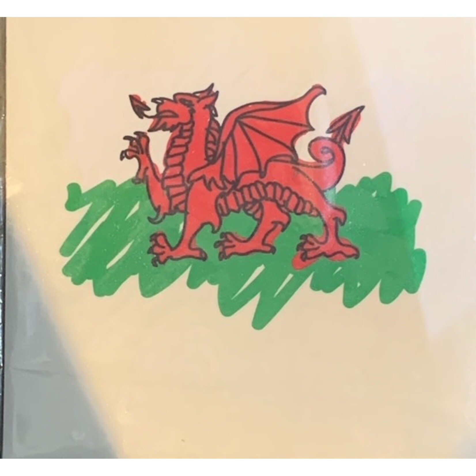 Sticker: Scribble Flag, Wales