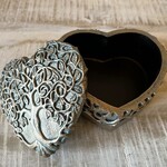 Trinket Heart Box: Tree of Life, Resin