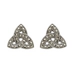 Earrings: SS Marcasite Trinity