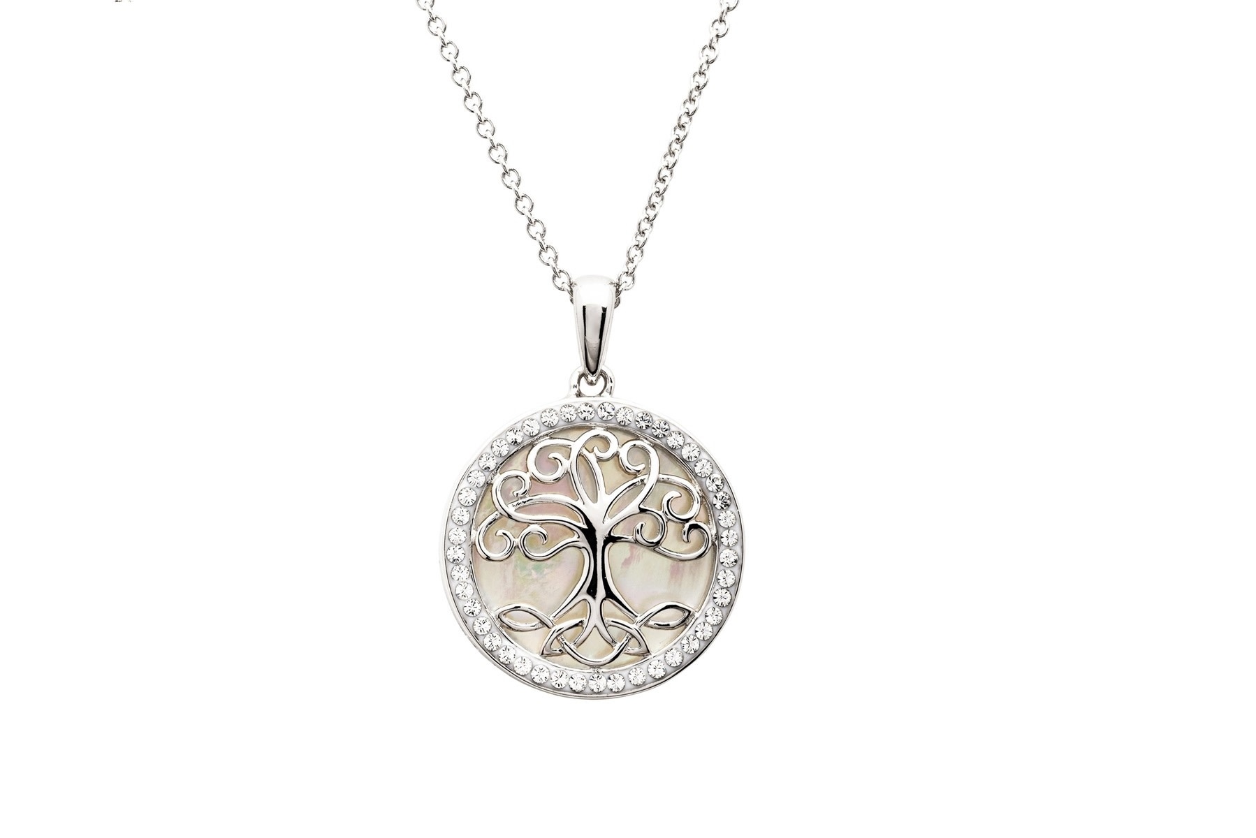 Pendant: SS MOP Tree of Life