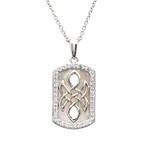 Shanore Necklace: SS MOP Celtic Knot