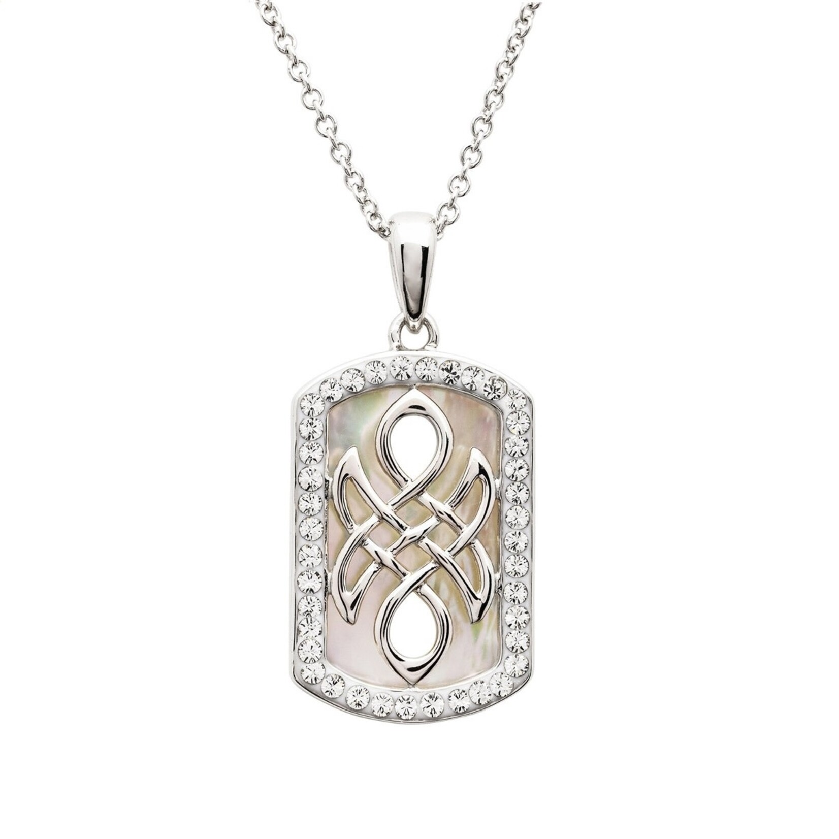 Shanore Necklace: SS MOP Celtic Knot