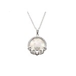 Necklace: SS MOP Claddagh