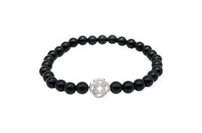 Bracelet: SS Celtic Knot Onyx